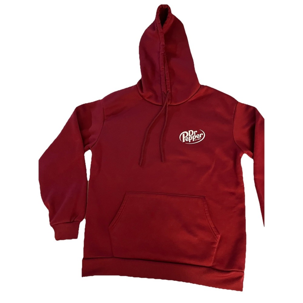 Dr Pepper Burgundy Unisex Hoodie Sz Small New W/O Tags